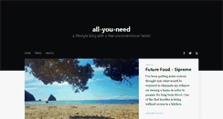 Desktop Screenshot of all-you-need.net